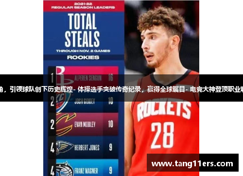 - NBA新秀崭露头角，引领球队创下历史辉煌- 体操选手突破传奇纪录，赢得全球瞩目- 电竞大神登顶职业联赛，打破尘封荣耀